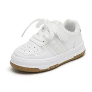 Adidasi albi pentru fetite - Sporty MBSY-106-s1