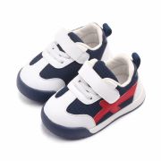 Adidasi bleumarine cu insertii rosii pentru bebelusi (marime disponibila: marimea 24) mbd2678-1-sa48.marimea 24