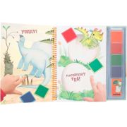 Carte de colorat cu degetele Dino World Depesche PT12106 BBJPT12106_Initiala