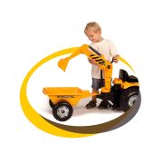 Tractor copii Smoby 033389 Builder Max cu remorca si cupa excavator - MYK00007084