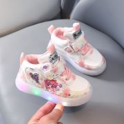 Adidasi albi cu luminite - Hearts MB809-2-c