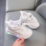 Adidasi albi cu luminite - Lore MDLV-1-2-c