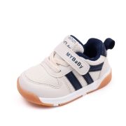 Adidasi ivoire cu insertii bleumarine - MyBaby MBMY2310-2-c