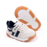 Adidasi ivoire cu insertii bleumarine - MyBaby MBMY2310-2-c