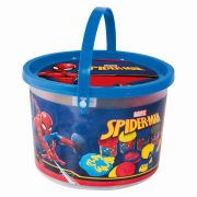GALETUSA CU 4 BORCANASE DE PLASTILINA SI ACCESORII DE MODELAT SPIDERMAN VIV1045-03603