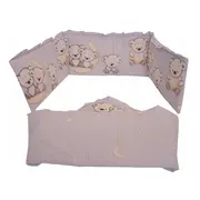 Lenjerie MyKids Bear On Moon Blue M1 4+1 Piese 120x60 00080242