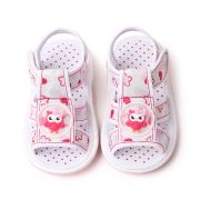 Sandalute alb sidefat cu piuitoare - Owl AMMY23-9-3-de2