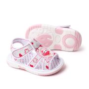 Sandalute alb sidefat cu piuitoare - Owl AMMY23-9-3-de2