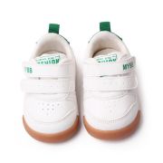Adidasi albi cu verde - My fashion MBMY22-14-1-c