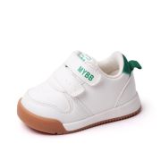 Adidasi albi cu verde - My fashion MBMY22-14-1-c
