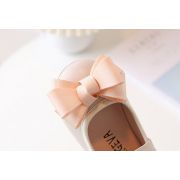 Pantofi crem cu fundita roz banan MD231818-2-p31