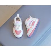 Adidasi albi cu roz pudra si insertii lila - New fashion MDTX-635-2-sa51
