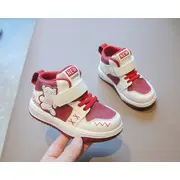 Adidasi albi cu visiniu - Bear MDTX-652-1-sa50