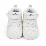Adidasi inalti albi pentru bebelusi (marime disponibila: 6-9 luni (marimea 19 incaltaminte)) mb9812-5-p4.6-9 luni (marimea 19 incaltaminte)