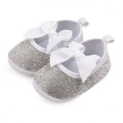 Pantofiori de ocazie cu strasuri pentru bebeluse MDBBW3204-1