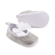 Pantofiori de ocazie cu strasuri pentru bebeluse MDBBW3204-1
