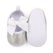 Pantofiori de ocazie cu strasuri pentru bebeluse MDBBW3204-1