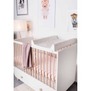 Saltea de infasat, Ceba Baby, Basic, 50x70 cm, Atasabila la patut, Fara BPA, 0 luni+, Spots BYNW-216-000-725