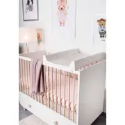 Saltea de infasat, Ceba Baby, Basic, 50x70 cm, Atasabila la patut, Fara BPA, 0 luni+, Spots BYNW-216-000-725
