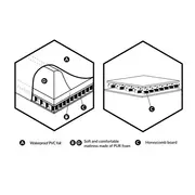 Saltea de infasat, Ceba Baby, Ultra Light, 50x70 cm, Atasabila la patut, Fara BPA, 0 luni+, Birthday Bunny BYNW-204-000-752