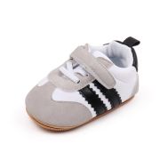 Adidasi albi cu gri si dungi negre AMBMB3141-3-p9