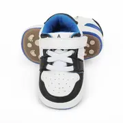 Adidasi albi cu negru si albastru - Smart MB9812-3-sa2