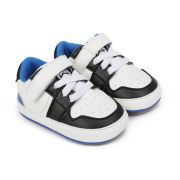 Adidasi albi cu negru si albastru - Smart MB9812-3-sa2