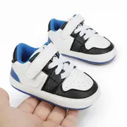 Adidasi albi cu negru si albastru - Smart MB9812-3-sa2