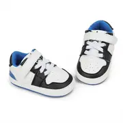 Adidasi albi cu negru si albastru - Smart MB9812-3-sa2