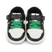 Adidasi albi cu negru si verde - Smart MB9812-1-sa1