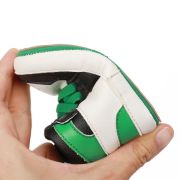 Adidasi albi cu negru si verde, inalti pentru bebelusi MD9812-6-sa3