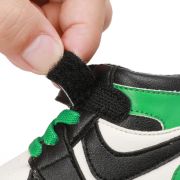 Adidasi albi cu negru si verde, inalti pentru bebelusi MD9812-6-sa3