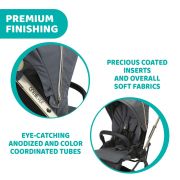 Carucior sport Chicco One4Ever Special Edition, City Map Re_Lux (Gri), nastere-22Kg CHC7988157-8_CITY MAP RELUX