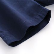 Costumas cu body alb tip polo pentru baietei AM202303303-R1