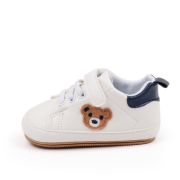 Pantofiori albi cu insertie bleumarine - Teddy MDBMB3134-3-p29