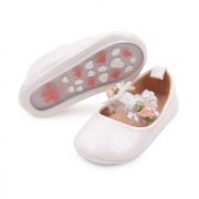 Pantofiori albi pentru fetite - Roses MBBBW3099-3-sa1