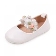 Pantofiori albi pentru fetite - Roses MBBBW3099-3-sa1