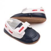 Pantofiori bleumarine cu alb de ocazie pentru baietei LIBBW3100-1-p10