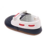 Pantofiori bleumarine cu alb de ocazie pentru baietei LIBBW3100-1-p10