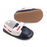 Pantofiori bleumarine cu alb de ocazie pentru baietei LIBBW3100-1-p10