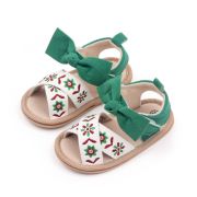 Sandalute albe cu verde - Flowers MDBL3023-2-c5