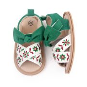 Sandalute albe cu verde - Flowers MDBL3023-2-c5