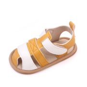 Sandalute galben mustar cu alb pentru baietei - Austin MBBB3019-3-p33