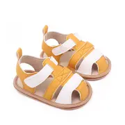 Sandalute galben mustar cu alb pentru baietei - Austin MBBB3019-3-p33