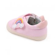 Tenisi roz pentru fetite - curcubeu (marime disponibila: 3-6 luni (marimea 18 incaltaminte)) mdbyq3181-1-p13.3-6 luni (marimea 18 incaltaminte)