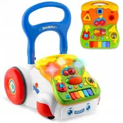 Antemergator 2 in 1 cu diverse activitati si muzica ricokids rk-744 - alb edeedi774400