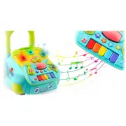 Antemergator 2 in 1 cu diverse activitati si muzica ricokids rk-744 - turcoaz edeedi774401