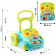 Antemergator 2 in 1 cu diverse activitati si muzica ricokids rk-744 - turcoaz edeedi774401
