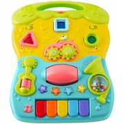 Antemergator 2 in 1 cu diverse activitati si muzica ricokids rk-744 - turcoaz edeedi774401