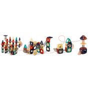 Blocuri magnetice cu tobogan si bile, 110 elemente, ricokids rk-765 edeedi776500
